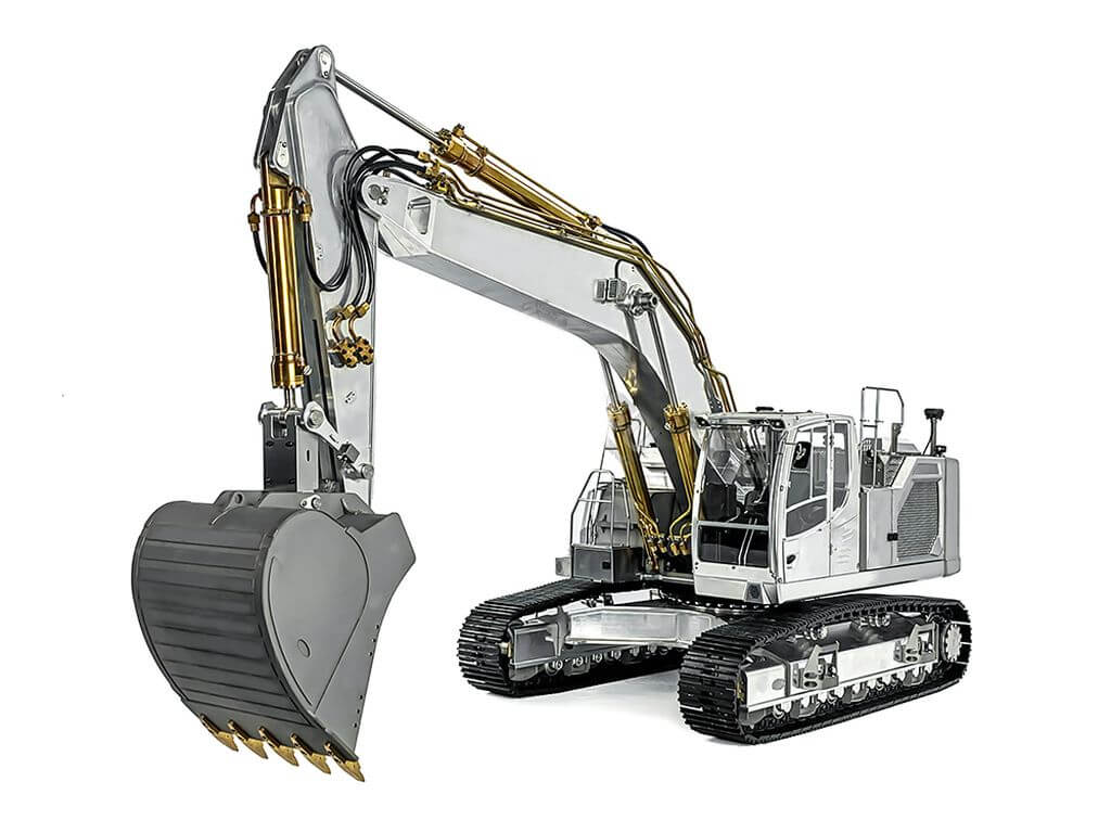 1:14 Kettenbagger L945R Bausatz aus Alu mit Hydraulik