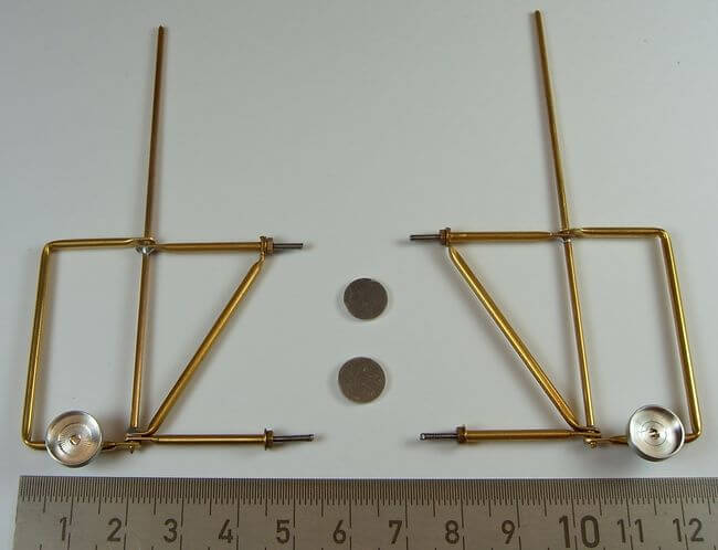 Satz Truck-Spiegel-Halter für Wedico-  und Tamiya-Trucks