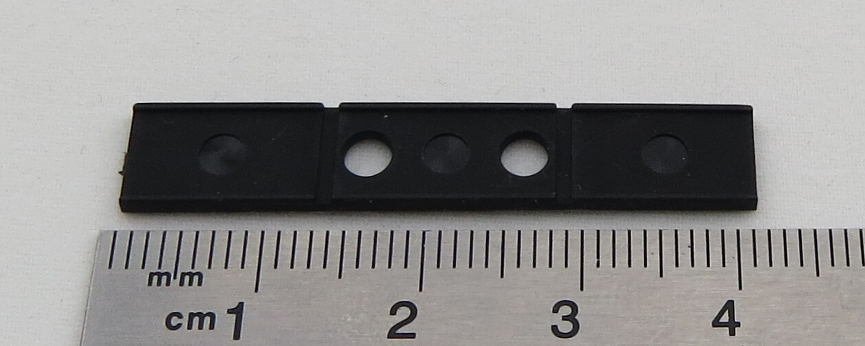 Federplatte, Kunststoff, schwarz für Federpaket NF. Für Prof