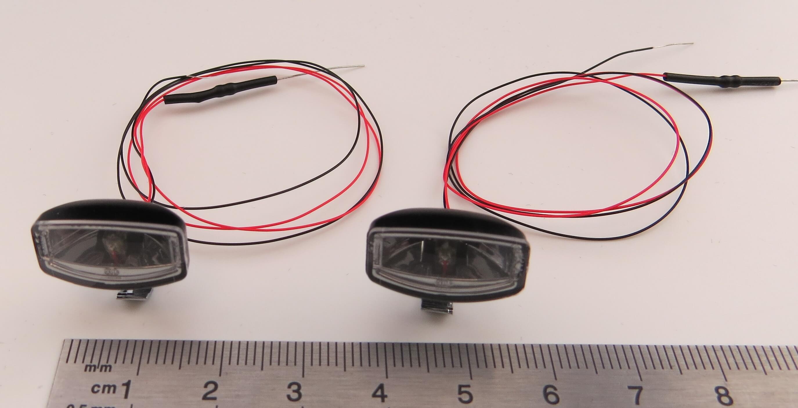 Verkerk Jumbo-Scheinwerfer klar. 2 Stück komplett montiert  