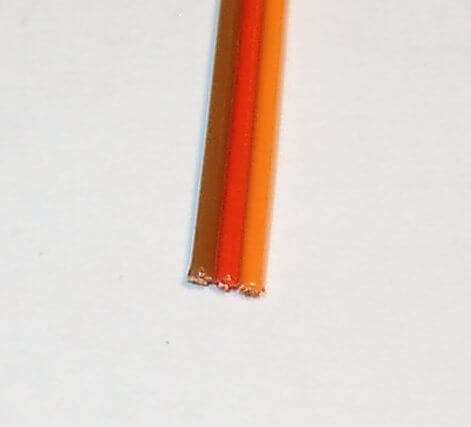 1x Ladekabel Bananen-Stecker/Futaba- Sender, ca. 50cm       