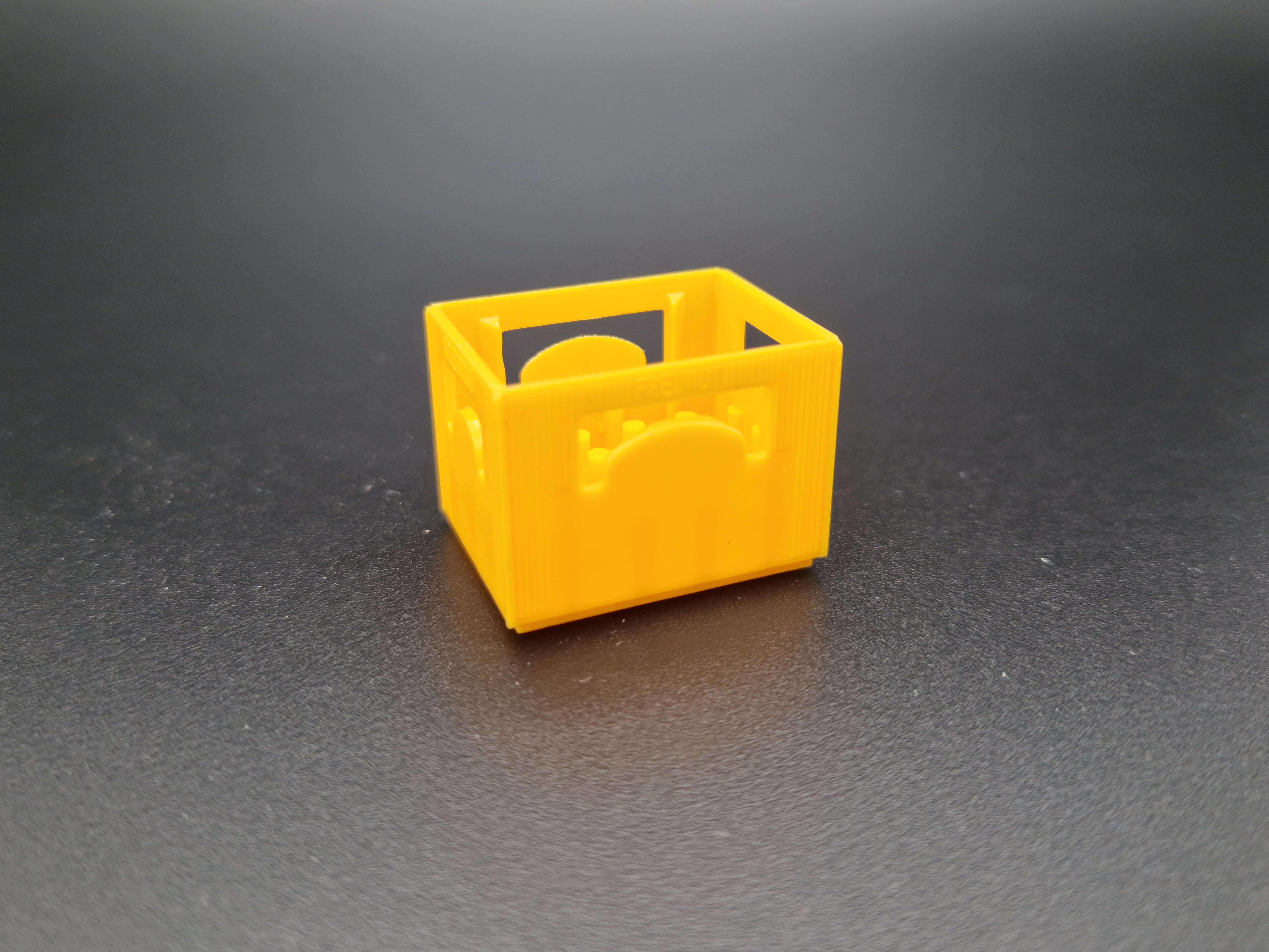 Bierkiste / Getränkekiste ohne Aufdruck Dhaliengelb