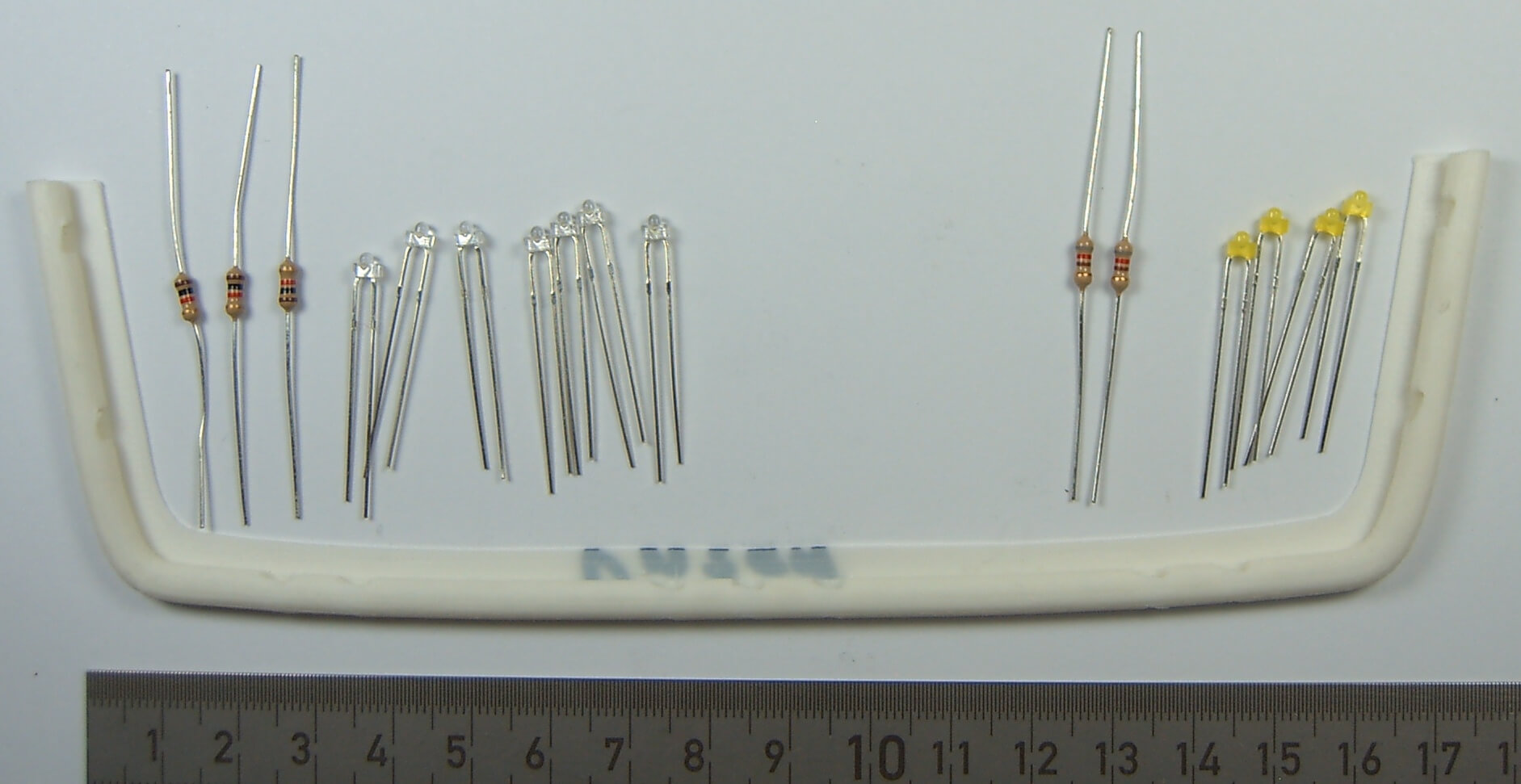 1x LoBar-Set für SCANIA von Tamiya. Material: ABS 3D-Druck  