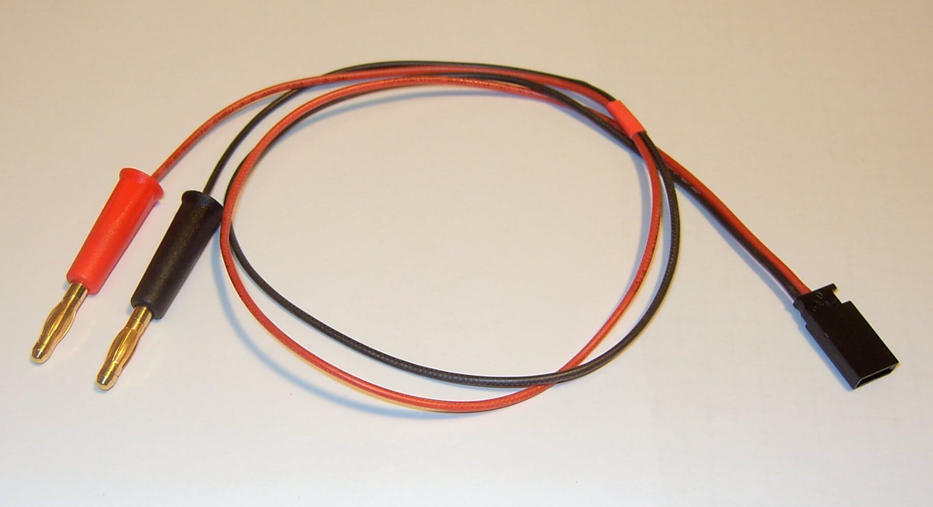 1x Ladekabel Bananen-Stecker/Futaba- Empfängerakku, ca      