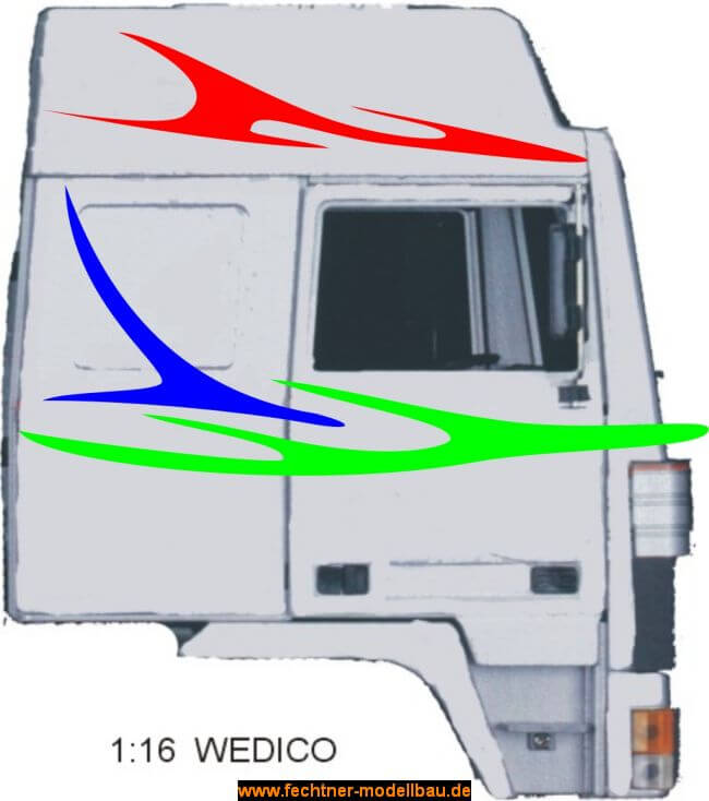 Folien-Dekor aus hochwertiger Selbst- klebefolie, für Volvo 