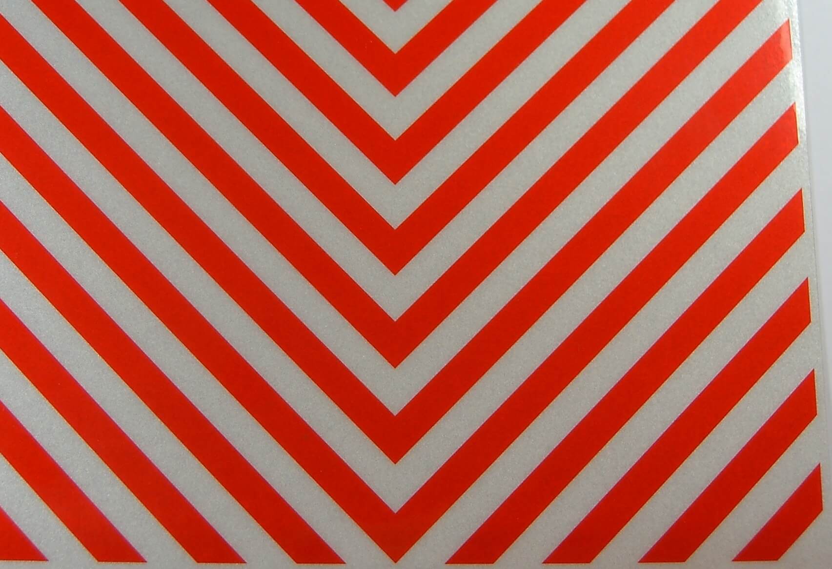 Dekorbogen Warnstreifen REFLEKTIEREND ca. 200x140mm         