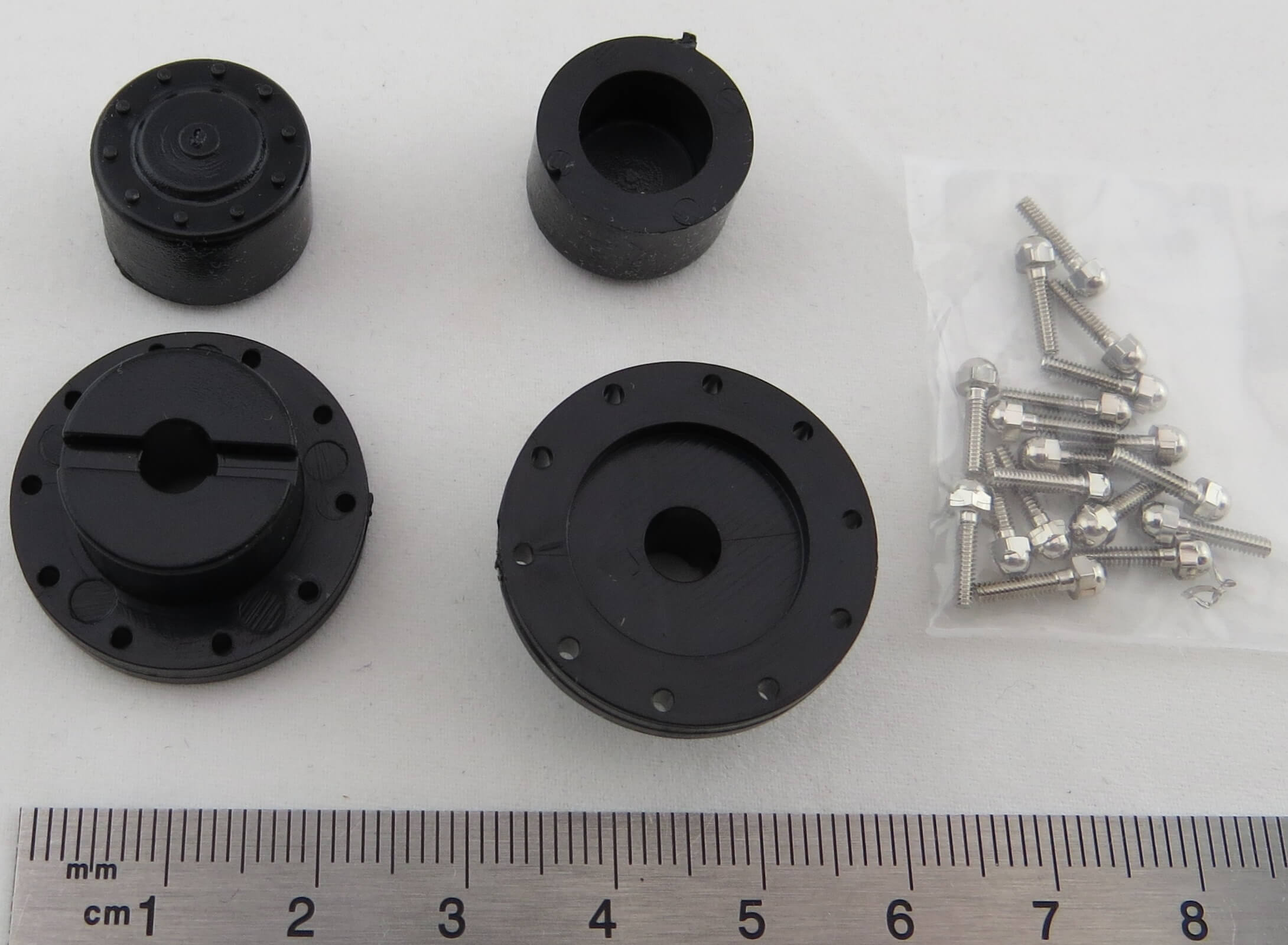 Felgenadapter (2 Stück) hinten für Eurofelgen (WDC-Größe), L