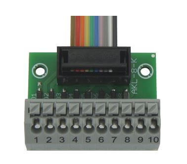 Anschlussklemme für Schaltausgänge Zum einfachen Verdrahte  