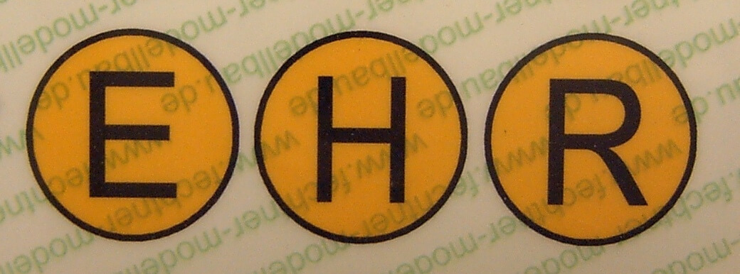 H/R/E-Schilderset 1/13,6 Hinweisschilder für                