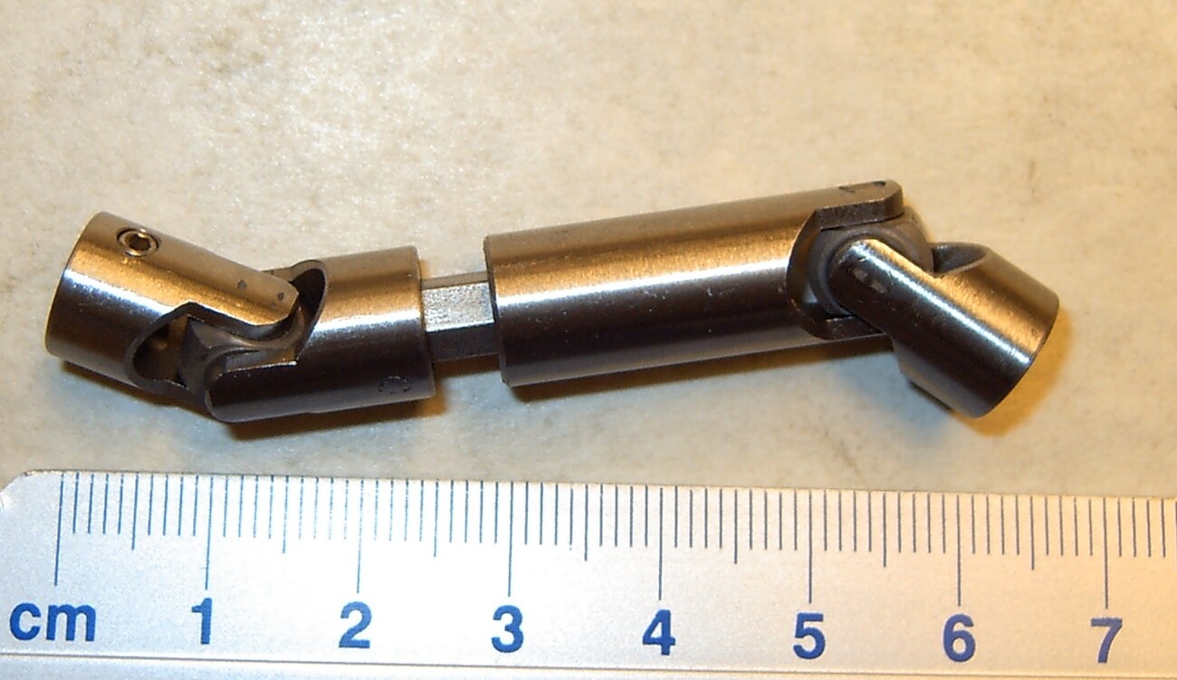 Doppel-Kardangelenk 10mm Durchmesser, Gesamtlänge
