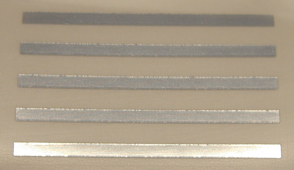 Streifen aus Chromfolie für SCANIA- Kotflügel, geschnitten, 