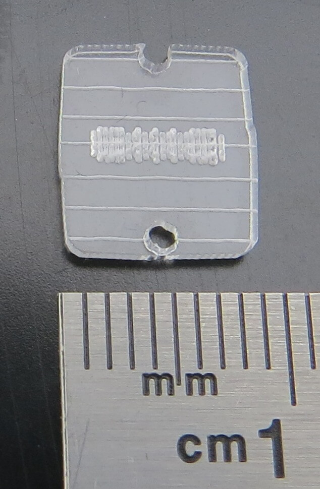 Ersatz-Lichtscheibe für dänische Rückleuchten, klar. 1 Stk  