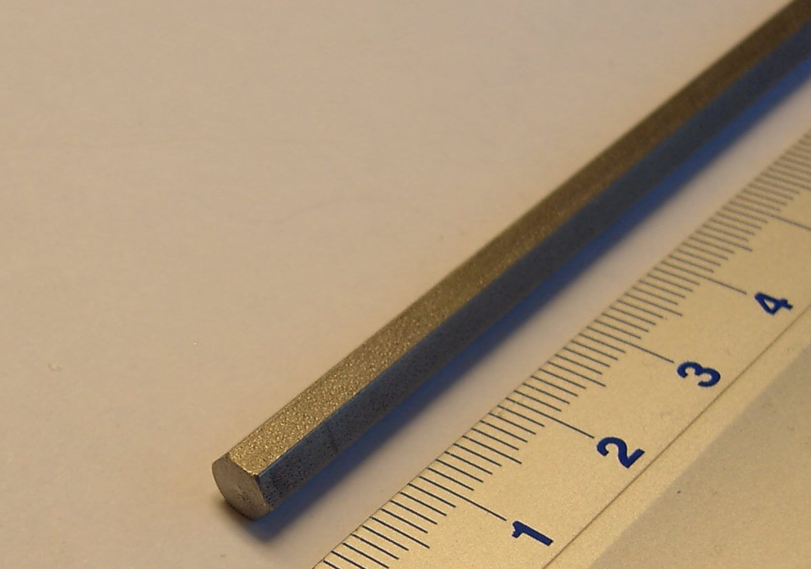 Sechskant SW5 Edelstahl V2A 250mm lang.  Passend zu allen   