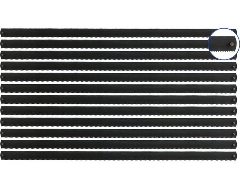 12x Sägeblatt 148mm für Metall. Passend zum Sägebogen 10239.