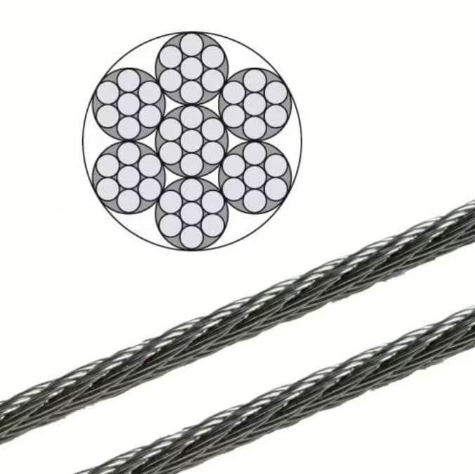 Zugseil 0,8mm Edelstahl A4 -1.4401. Flexible Ausführung, hoh