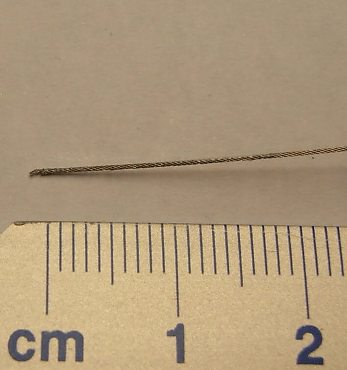 Zugseil 0,36mm Edelstahl -1.4401 flexible Ausführung,