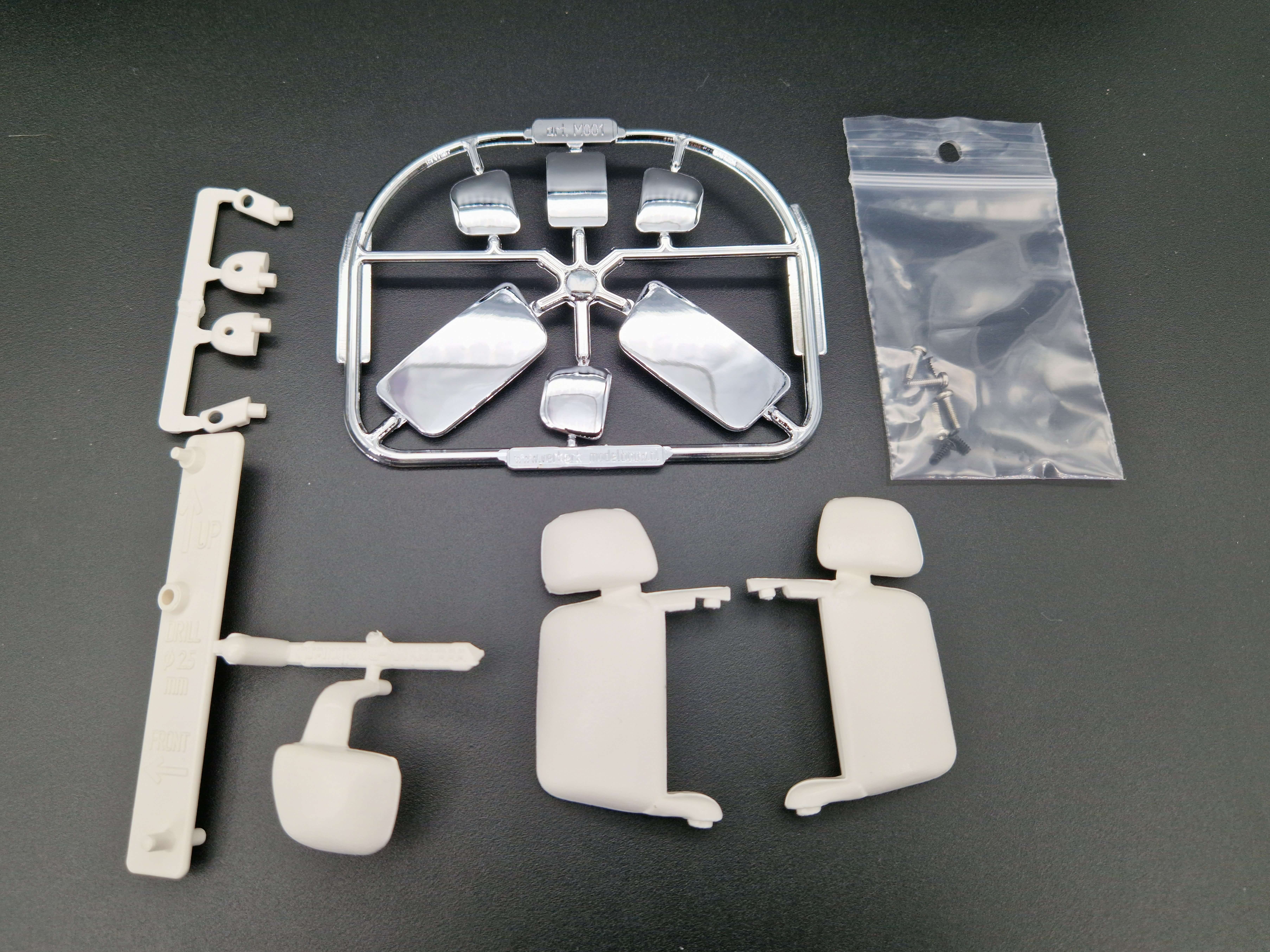 Verkerk Scania Spiegelset passend zu Tamiya R470 und R620   