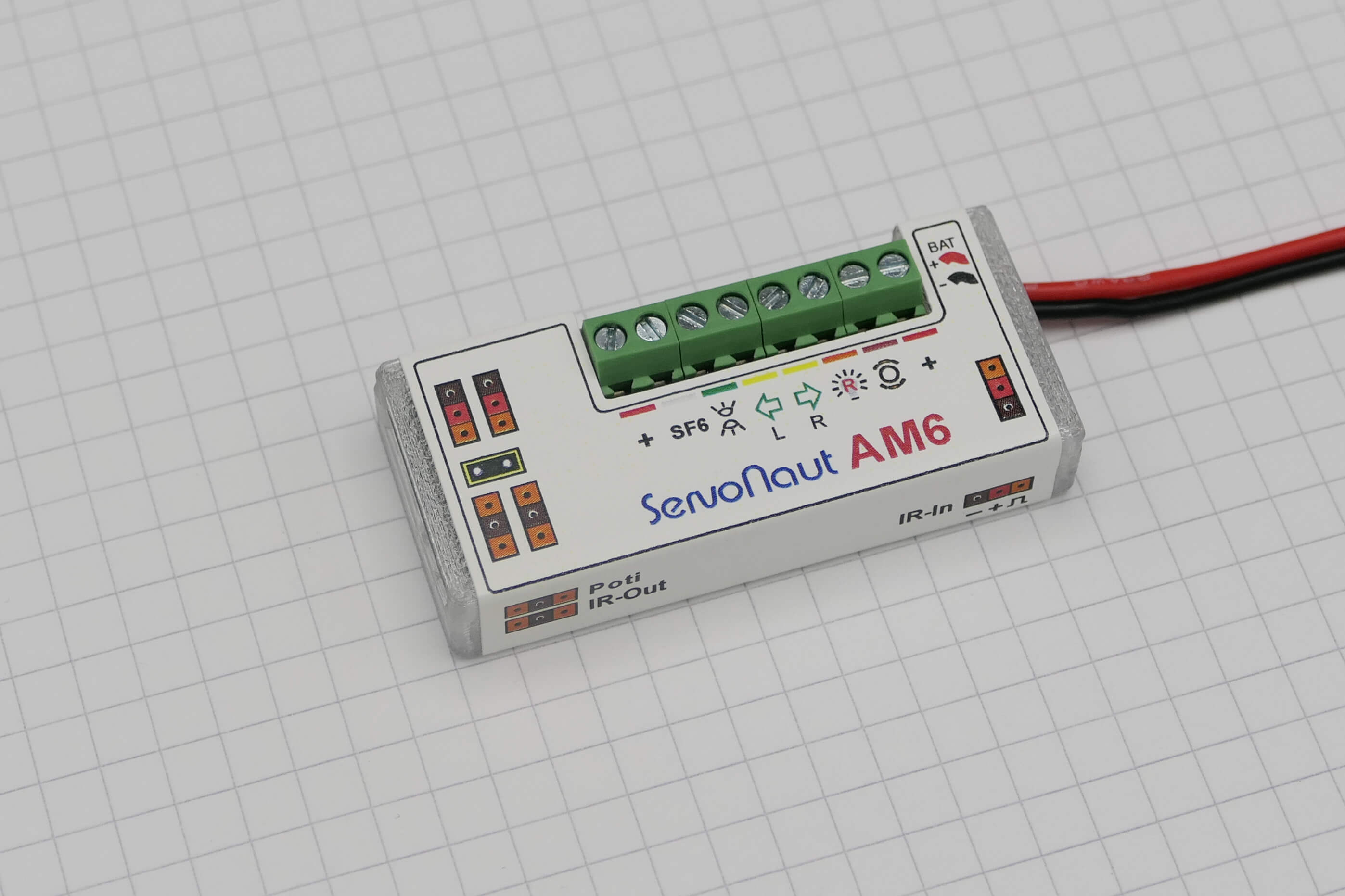 Anhänger-Elektronik AM6 mit Infrarot- Empfänger, 7,2V-14V,  