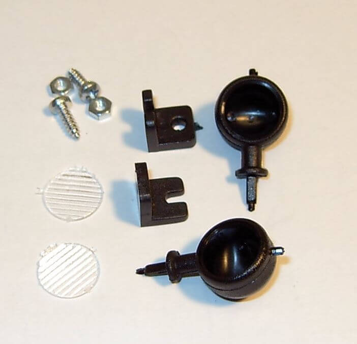 Felgenadapter (2 Stück) vorne für Eurofelgen (WDC-Größe),   