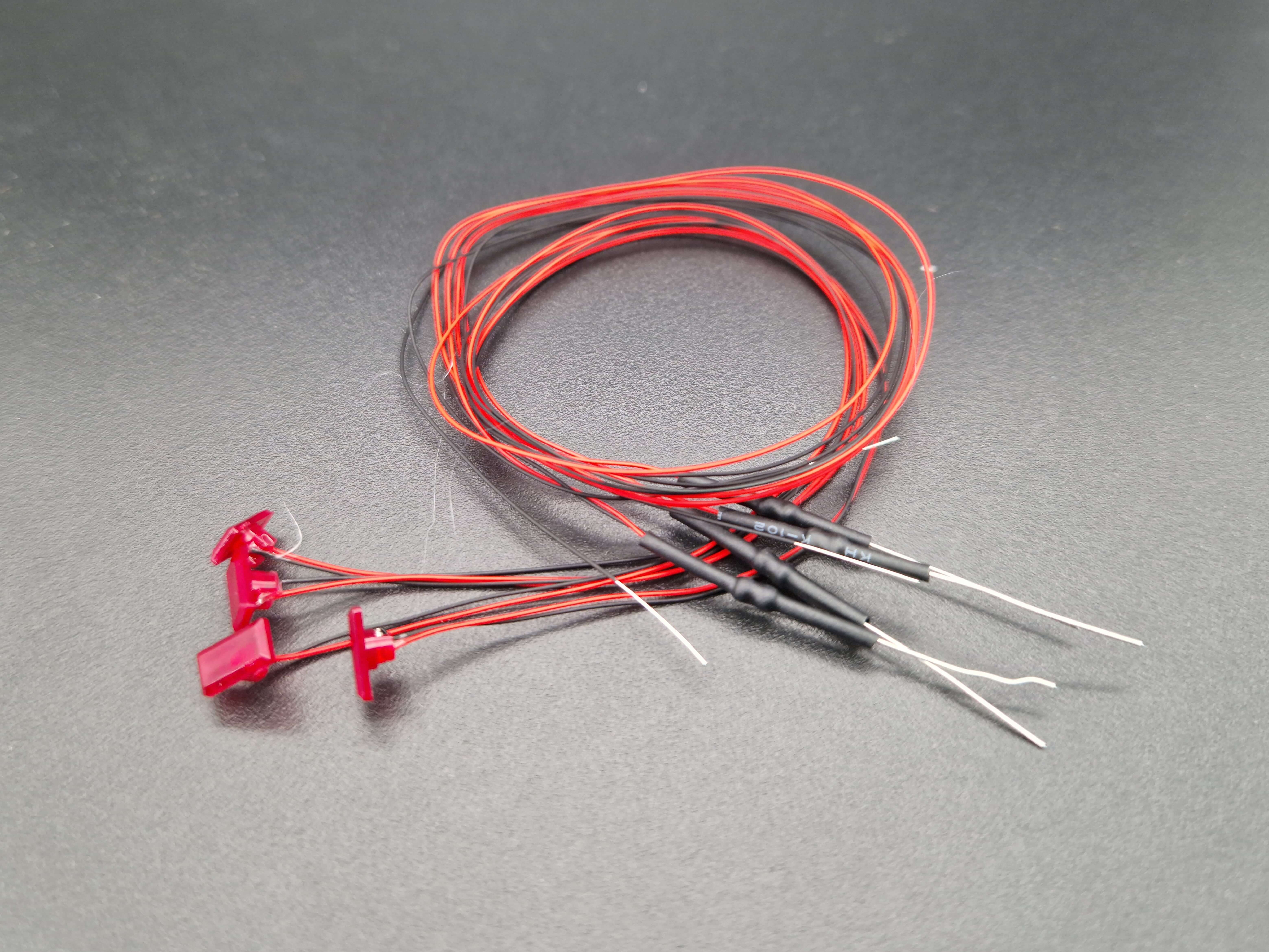 Verkerk Kontur-Leuchten Set (4) rot mit SMDs                