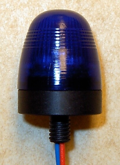 Rundumleuchte, blau, mit integrierter Elektronik u          