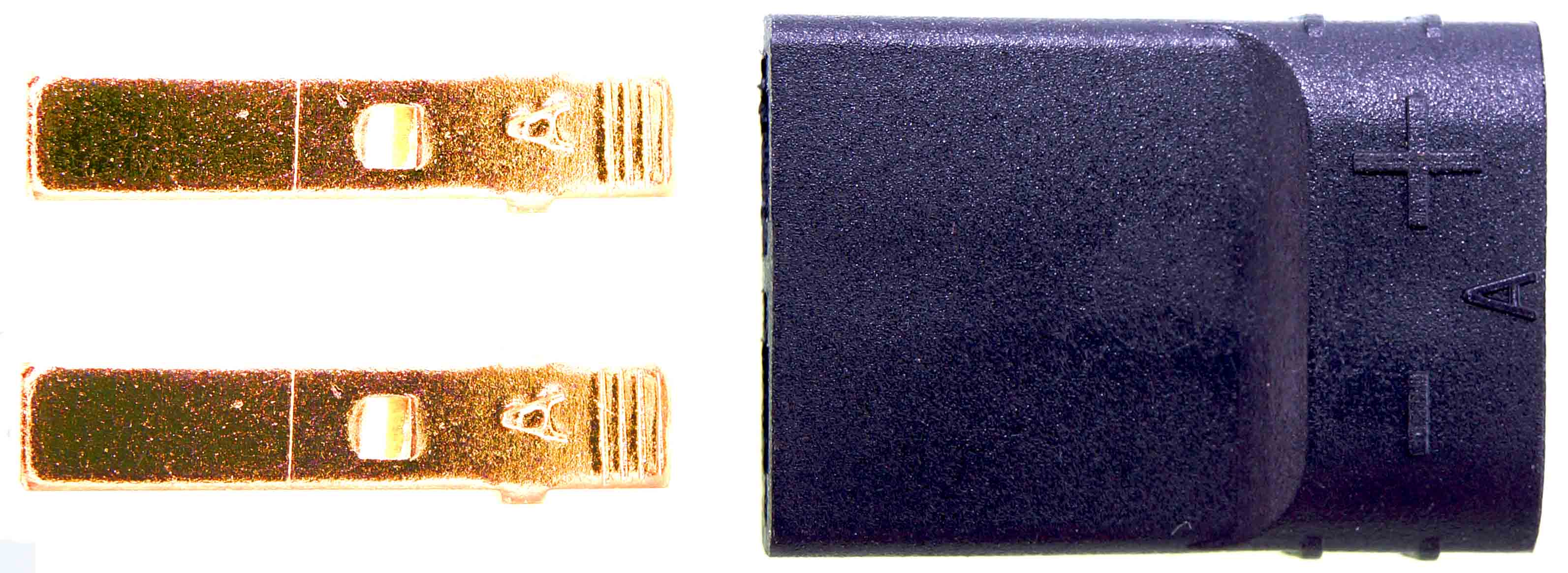 Traxxas Goldbuchse, lose. 1 Stück. 2-polig                  