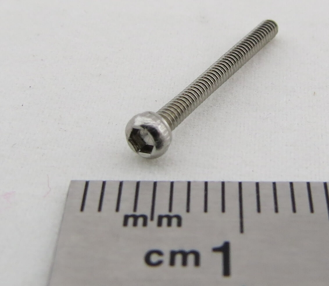 10 Zylinderschr. m.Innensechsk. M1,6x16  DIN 912, Niro Edels