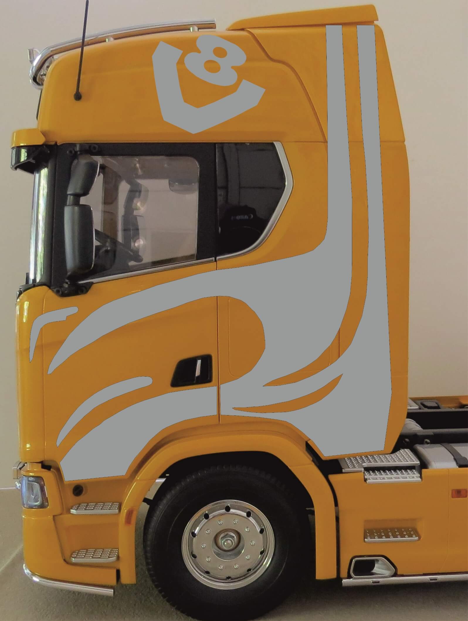 Folien-Dekor aus Selbstklebefolie, für Scania 770S (003)
