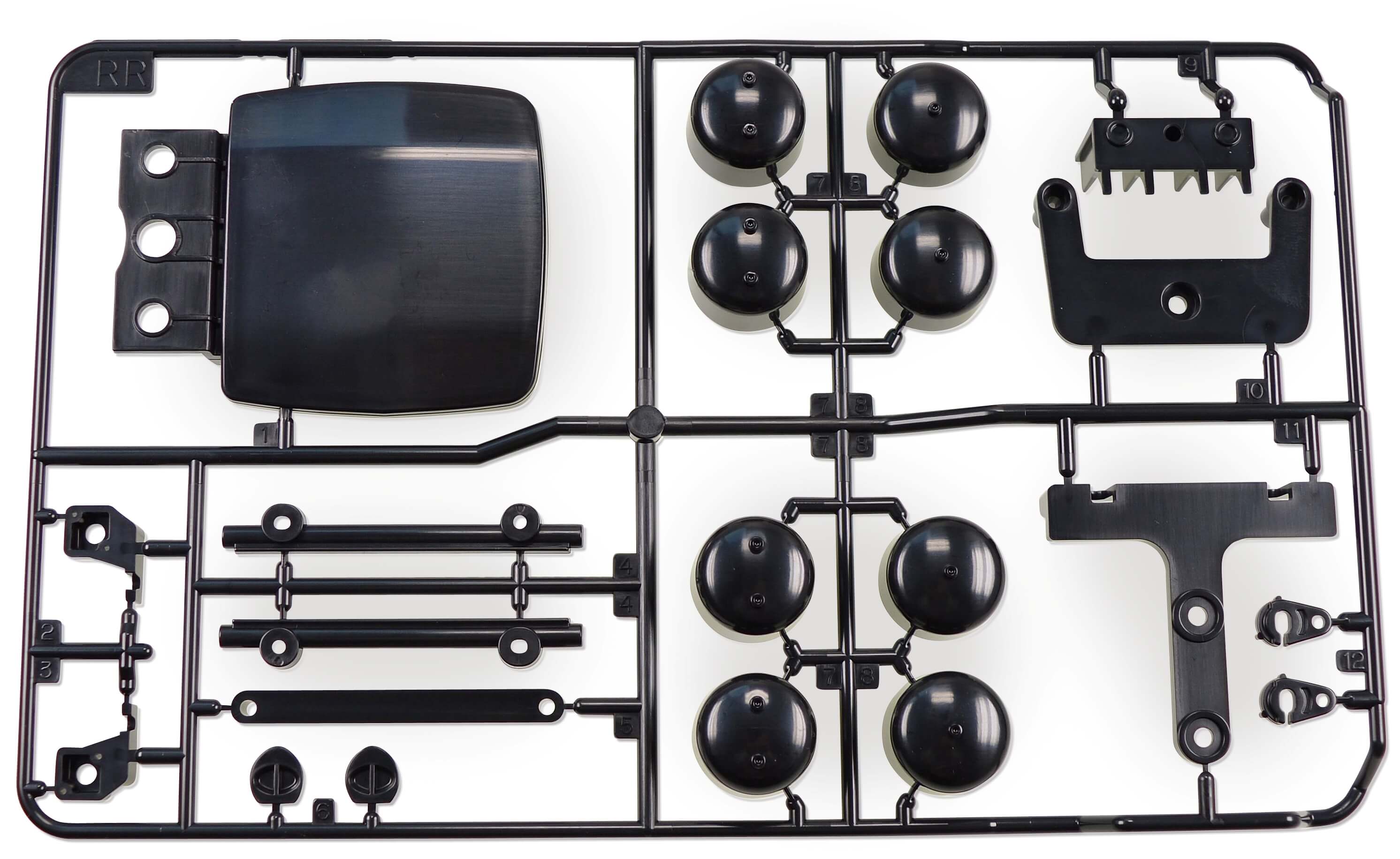 RR-Teile Akkuhalter für Scania 770 S SLT (56371) von Tamiya 