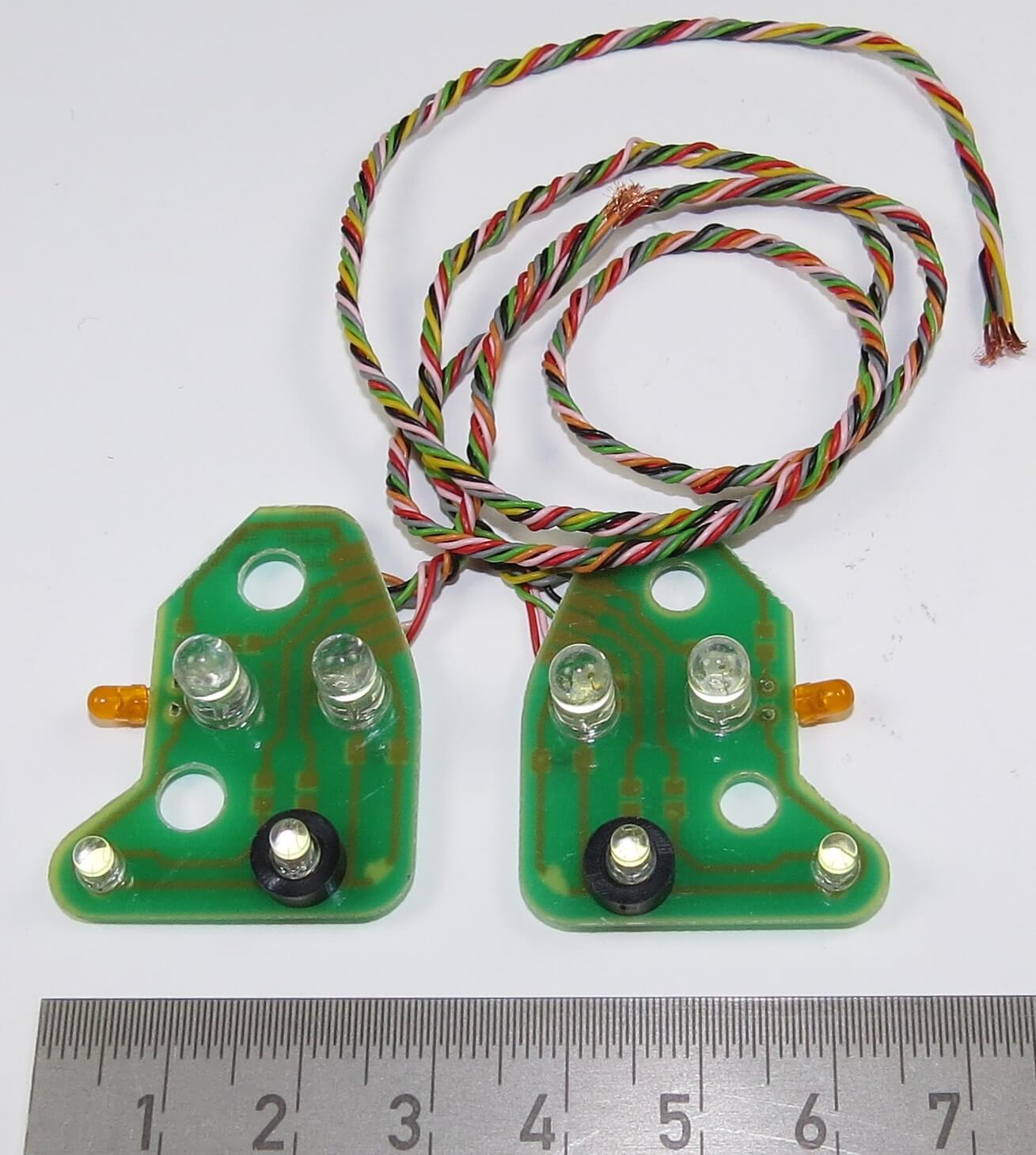 1 Satz Scheinwerferplatinen 7,2V für SCANIAs von Tamiya