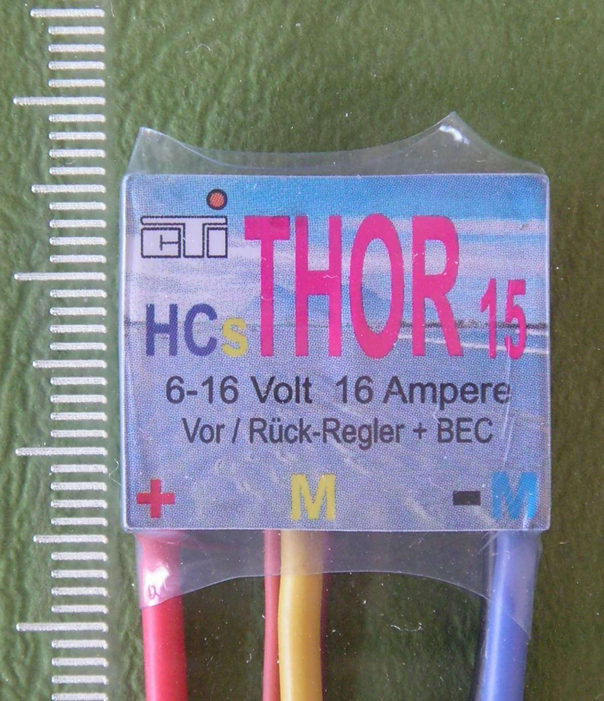 Fahrregler THOR 15 HCs, bis 16V max.16A                     