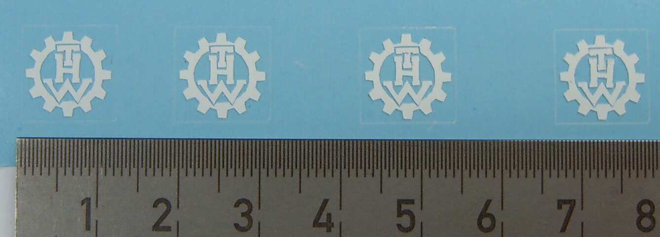 Folien-Decal aus hochwertiger Selbst- klebefolie,           