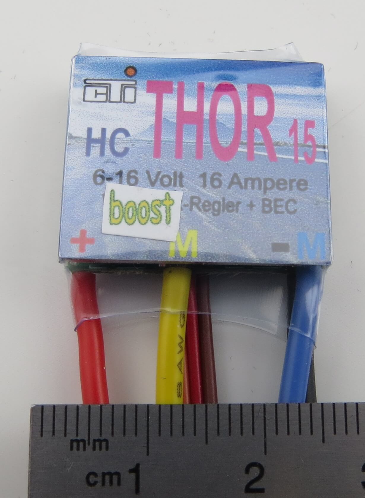 Fahrregler THOR 15 HCboost bis 15V max.  18A, nur VORWÄRTS  