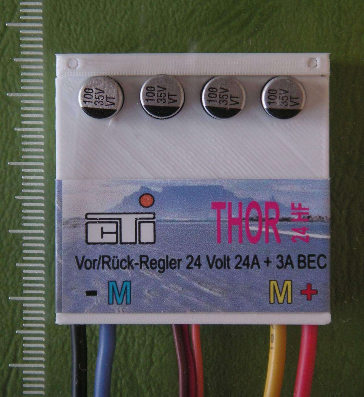 Fahrregler THOR 24-HF 6 bis 24V max. 24A. 100% vorwärts, 100