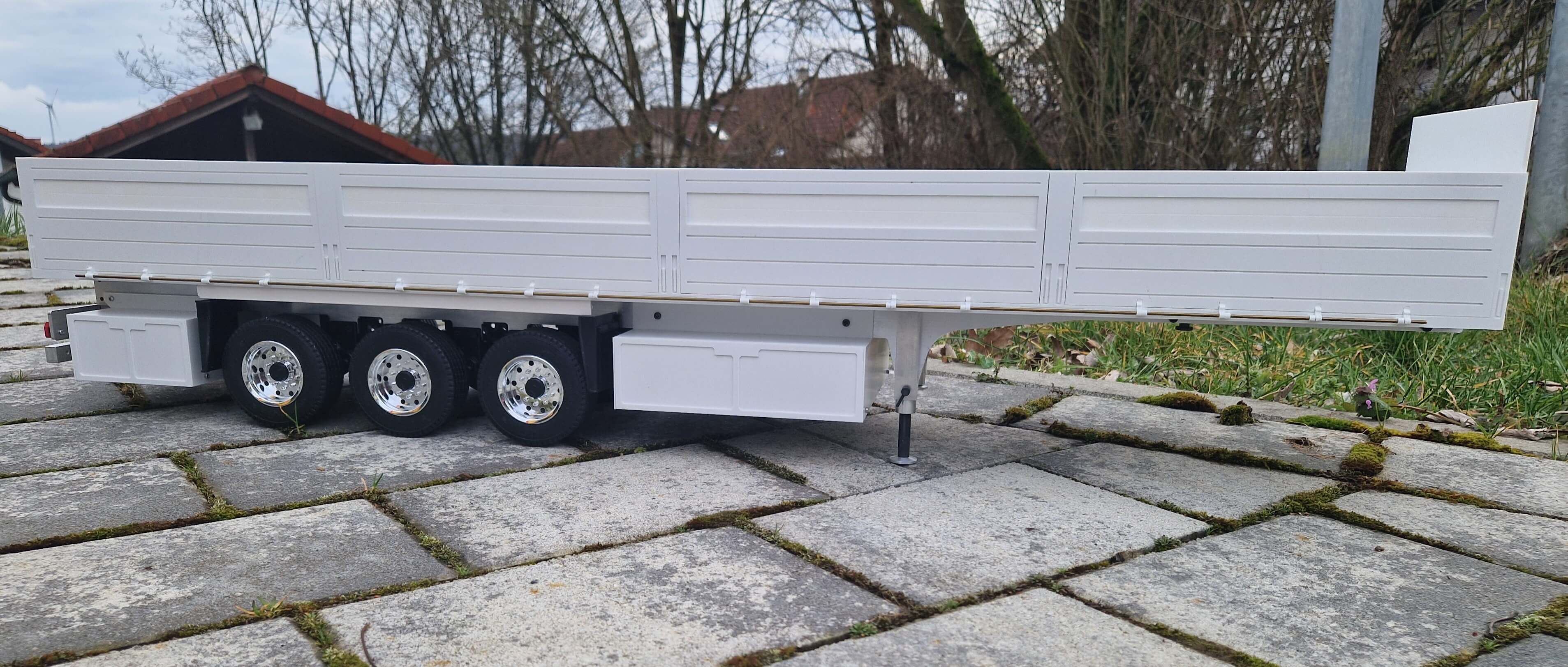 FineLine Baustofftransport-Aufbau für Auflieger. Bausatz