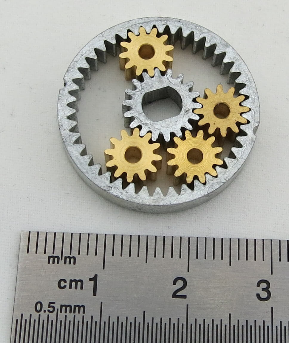 Planetenrad-Satz 42/12/18 Zähne, Zahnbreite 4mm
