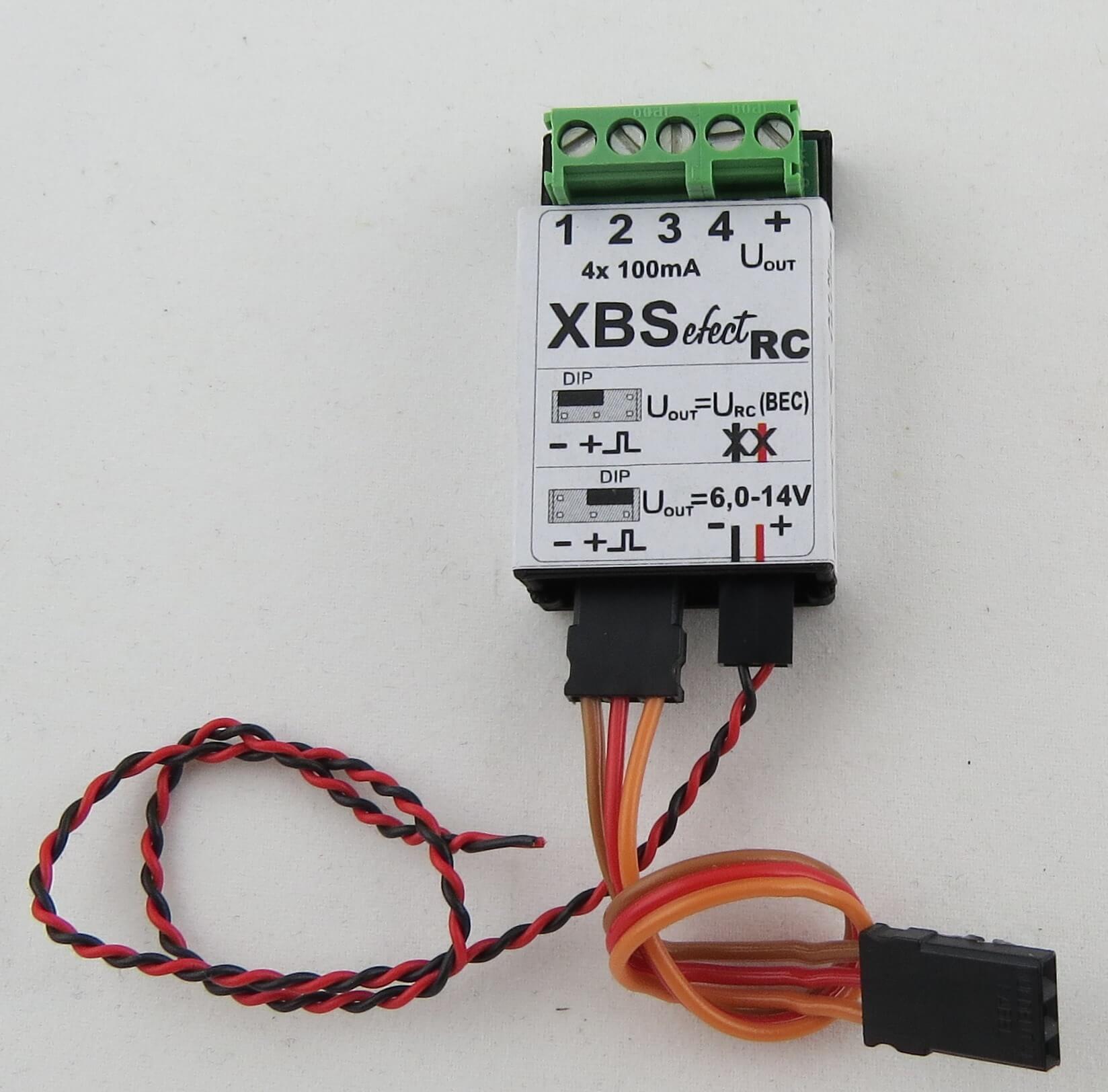 1x XBSefect-Elektronik, fertig aufgebaut 4 Ausgänge je max  