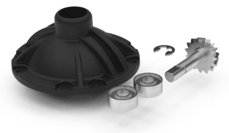 1 Durchtrieb Set, Bausatz, (für 1 Achse) -erweitert die     