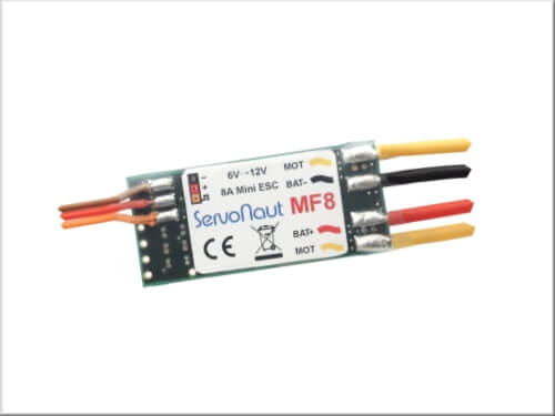 1x Servonaut MF8 Mini-Fahrregler für Stell- und             