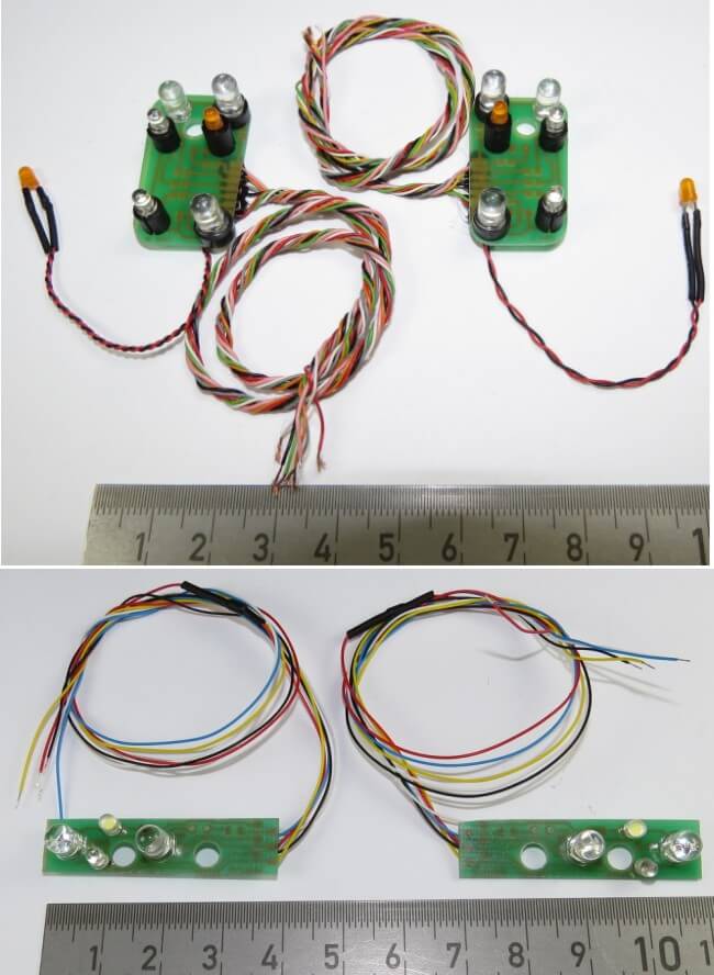 1 KOMPLETT-SET Beleuchtungs-Platinen für MANs von Tamiya