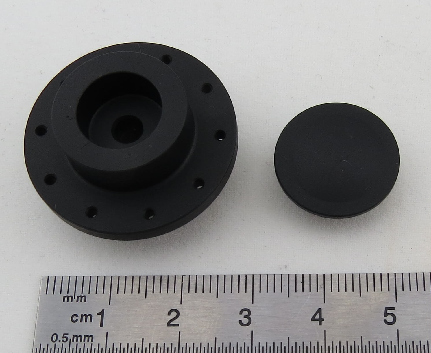 Alu-Nabe passend für Tamiya-Antriebs-Achsen schwarz         