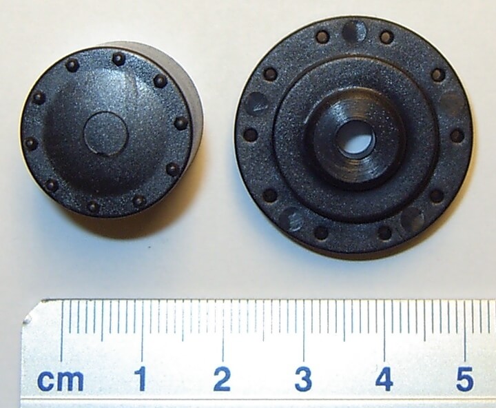 1 Nabe Antriebsachse V3, Kunststoff mit  Innensechskant     