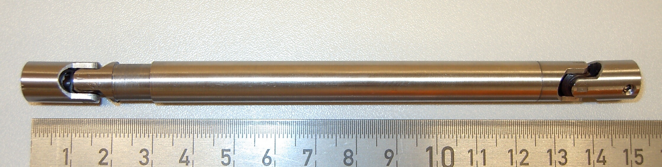 1 Doppel-Kardangelenk 10mm Durchmesser,  Gesamtlänge        