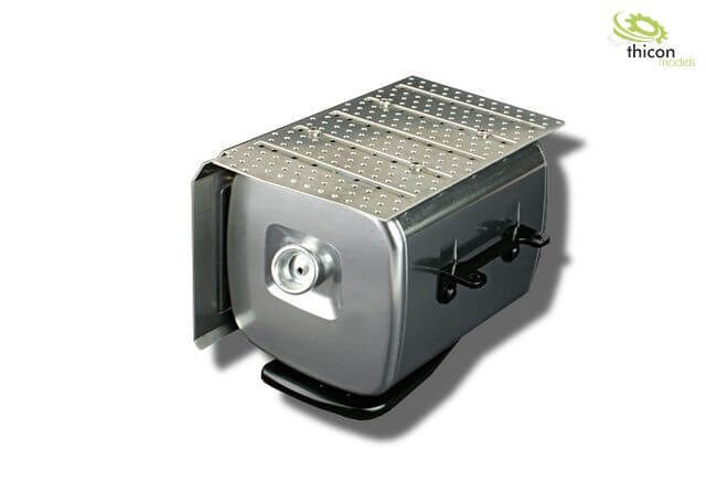 Auspuff, aus V2A, passend zu Mercedes-Benz AROCS mit Tamiy  