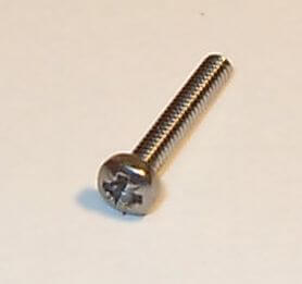 100 Linsenkopfsch.m.Kreuzschlitz M2 x 12 DIN 7985, Niro     