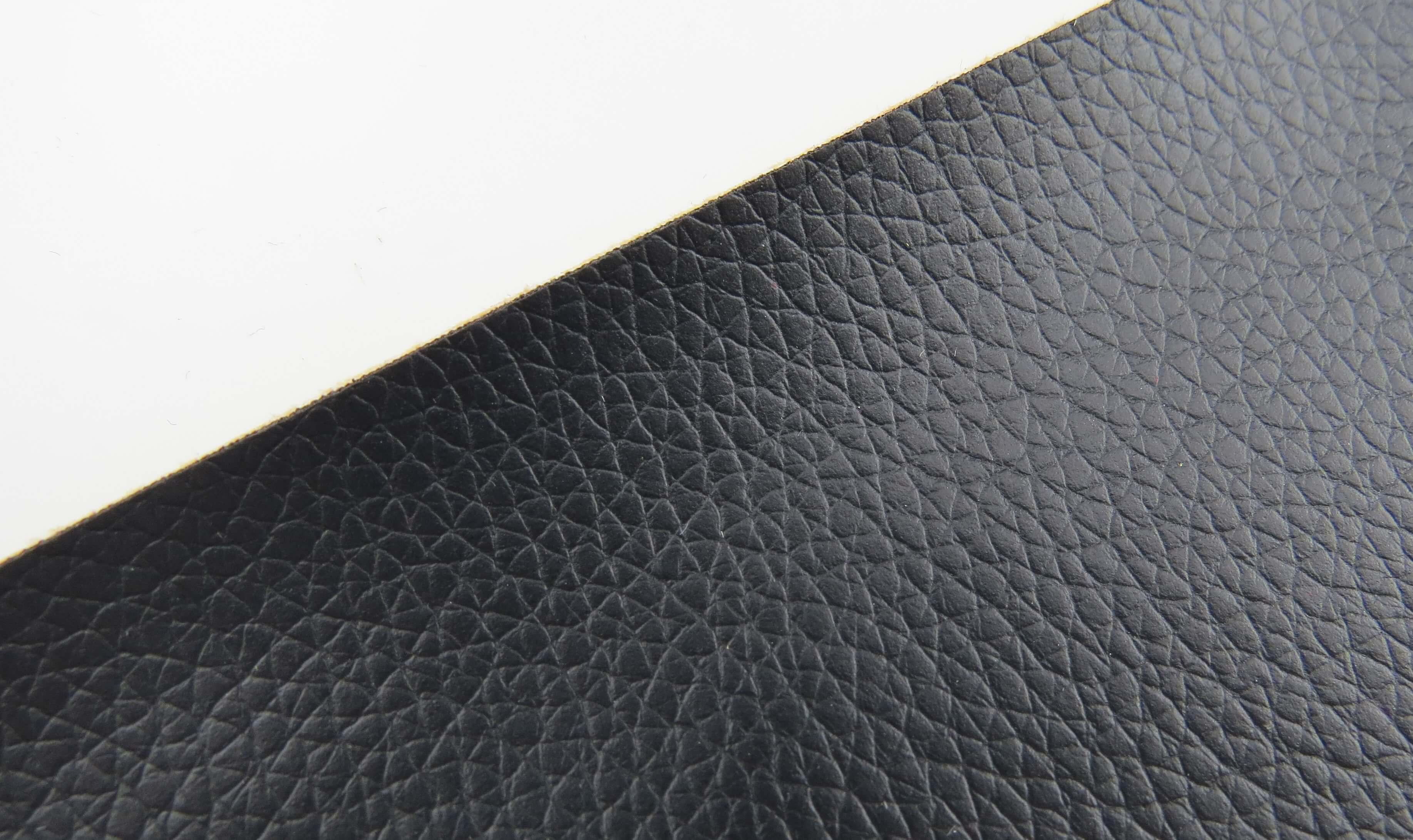 45 x 10 cm selbstklebendes Leder, Lederimitat. Schwarz