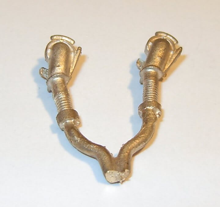 Bremsluft-Kupplung (1 Paar) am MS-Gieß-  Ast. Für Maßstab