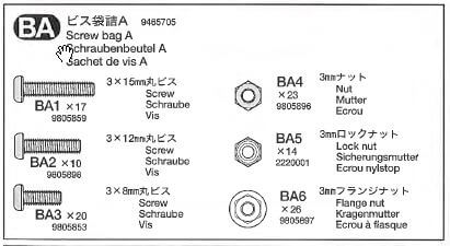 1 Schraubenbeutel BA. Für Scania R470 4x2 Highline von