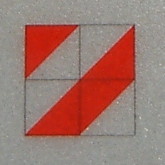 1 Parktafel, linksweisend, REFLEKTIEREND mit angedeuteten   