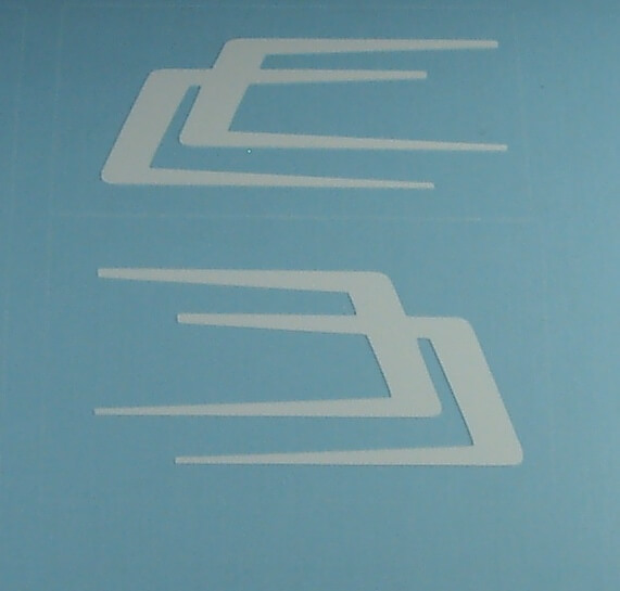 1 Folien-Dekor aus hochwertiger Selbst-  klebefolie, für    